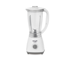 Adler AD 4057 / Tischmixer / 450W / 4 Geschwindigkeiten / 1,5 L / Pulse / Weiß
