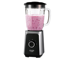 Adler AD 4076 / Tischmixer / 500 W / 2 Geschwindigkeiten / 1,5 L / Pulse / Schwarz