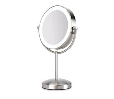 Babyliss 9437E silber / LED-Vergrößerungsspiegel / doppelseitig