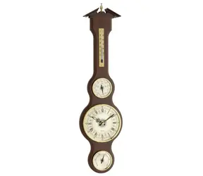 TFA 45.3004.04 - Kapellen-Wetterstation mit Thermometer, Hygrometer, Barometer und Uhr