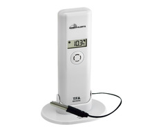 TFA 30.3302.02 - Kabelloser Temperatur- und Feuchtigkeitssensor mit Pro-Kabel-Sensor für WEATHERHUB