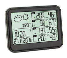 TFA 35.1142.01 - VIEW Wetterstation mit drei Temperatur- und Feuchtigkeitssensoren 