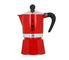 Bialetti RAINBOW Teekanne für 3 Tassen 150 ml rot