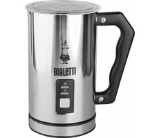 Bialetti Elektrischer Milchaufschäumer Silber / Milchaufschäumer / 500 W / 240 ml / Edelstahl