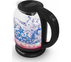 Esperanza EKK027 LOIRE Glaswasserkocher / 2200 W / 1,7 L / Temperaturregelung / LED-Beleuchtung / Glas und Kunststoff