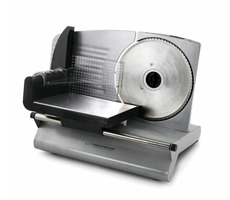 Esperanza EKM018K Mortadella Elektroschneider silber / 150 W / Scheibenstärke 0-15 mm / Edelstahl