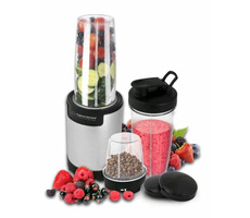 Esperanza EKM030 NUTRI BOMB 9in1 Tischmixer schwarz-silber / 900 W / reichhaltiges Zubehör