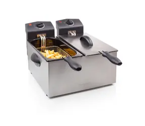 Tristar FR-6937 / Doppelfritteuse / 2 x 1800 W / 2 x 3 l / Thermostat