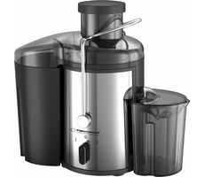 Esperanza EKJ002 Karottenentsafter silber-schwarz / 500 W / Abfallbehältervolumen 1,5 l / Saftbehältervolumen 0,45 l