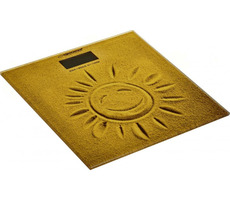 Esperanza EBS006 Sunshine persönliche digitale Waage beige / 180 kg / gehärtetes Glas / Anzeige bei niedrigem Batteriestand