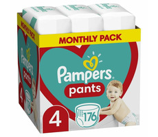 Pampers Pants Monatsbox (176 Stück) / Windelhosen / Größe 4 (9-14 kg)