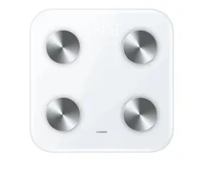 Huawei Scale 3 Bluetooth Edition weiß / Intelligente Personenwaage / Gehärtetes Glas / Bluetooth / Bis zu 150 kg / Android & iOS