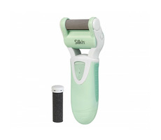 Silk&#39;n MicroPedi Wet & Dry / Pediküre / 46 Umdrehungen pro Sekunde / 2 Rollen / 2x AA