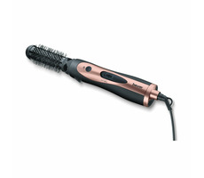 BEURER HT 50 / Warmluft-Haarbürste / 1000 W / 2 Temperaturen / 2 Geschwindigkeiten / 3 Aufsätze / Roségold-Schwarz