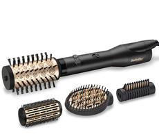 Babyliss AS970E schwarz-gold / Heißluft-Lockenstab / 650 W / 2 Temperaturen / 4 Aufsätze / Ionisierung