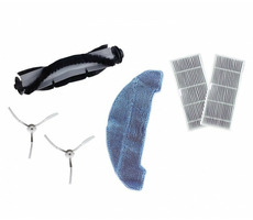 Umax U- SMART Laser Robot Zubehör / Hauptbürste & 2x Seitenbürste & 2x Hepa-Filter & 1x Textiltuch zum Abwischen