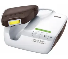 BEURER IPL 10000+ / IPL-Epilierer / 6 Intensitätsstufen / UV-Filter / bis zu 250.000 Impulse / weiß