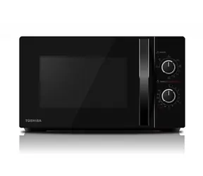 Toshiba MWP-MG20P schwarz / Mikrowelle / 20l / Auftauen / Grillen / Platte 25,5 cm