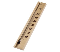 HAMA analoges Holz-Innenthermometer 20 cm