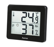 HAMA TH-130 Thermometer & Hygrometer schwarz