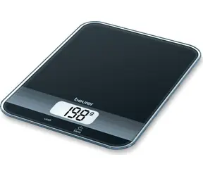 BEURER KS 19 schwarz / digitale Küchenwaage / max. 5 kg / TARA-Funktion / g/lb/ml/oz