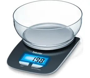 BEURER KS 25 / digitale Küchenwaage / max. 3 kg / TARA-Funktion / g/kg/oz/lb
