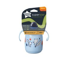 Tommee Tippee Superstar 300ml blau / No-Flow-Becher / ab 6 Monaten