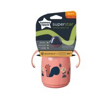 Tommee Tippee Superstar 300 ml rosa / Auslaufsicherer Becher / ab 6 Monaten