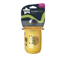 Tommee Tippee Superstar 390ml gelb / Auslaufsicherer Becher / ab 12 Monaten