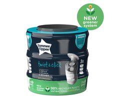 Tommee Tippee Sangenic Twist Ersatzkartusche 3 Stück (universell)