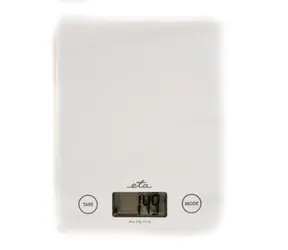 ETA ETA277790000 Lori white / Küchenwaage / max. Tragkraft 5 kg / Genauigkeit 1 g / LCD-Anzeige / Stromversorgung 1x 3 V (CR2032)
