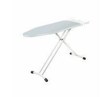 Polti Asse Vaporella weiß / Bügelbrett / zum Dampfbügeln / Rollen / Arbeitsfläche 122 x 43,5 cm