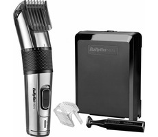 Babyliss E977E / Haarschneider / 24 Längeneinstellungen / Betriebszeit 60 Minuten / Silber