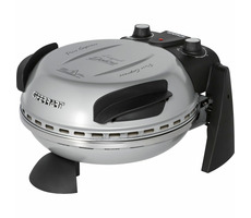 G3Ferrari G1000606 Delizia Silver / Mini-Pizzaofen / 1200 W / Durchmesser 31 cm / einstellbarer Thermostat bis 390 °C