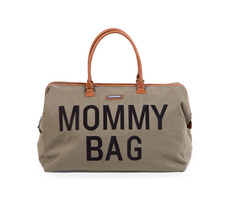 Childhome Wickeltasche Mommy Bag Canvas Khaki / 55 x 30 x 40 cm / Tragkraft 5 kg