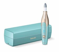 BEURER MP 84 türkis / Maniküre- und Pediküre-Set / 10 Aufsätze / Licht / 3 Geschwindigkeiten