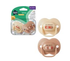 Tommee Tippee C2N Silikon-Schnuller, 2 Stück | 18-36 Monate