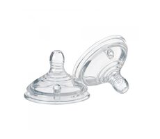 Tommee Tippee Ersatzsauger C2N mit langsamem Durchfluss, 2 Stück / ab 0 Monaten