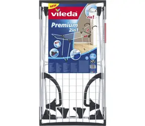 Vileda Premium 2in1 Wäschetrockner 18m / 1 Etage / 180x57x91cm / Fläche 18 m
