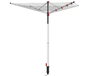 Vileda Sun Lift Compact 40 / Gartenwäscheständer / Höhe: 155-172 cm / Diagonale: 218 cm
