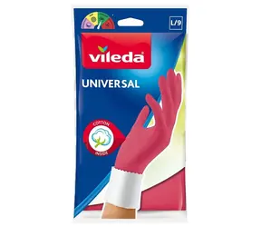 Vileda Universal (Größe L) / Schützende Reinigungshandschuhe / Anti-Rutsch-Ausrüstung / 1 Paar