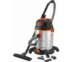 Black&Decker BXVC30XTDE / Mehrzweckstaubsauger mit Zubehör / 1600 W / 30 L / Nass- und Trockensaugen