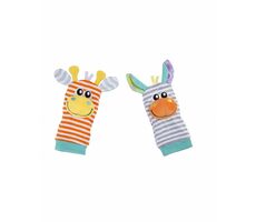 Playgro - Rasselsocken und -armbänder Pastell / Plastilin