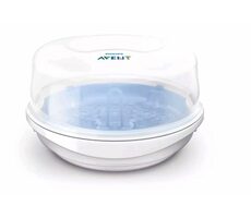 Philips AVENT SCF281/02 weiß / Mikrowellensterilisator / 4 Philips Avent Flaschen