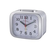 TechnoLine Modell XL silber / Analoger Wecker