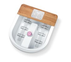 BEURER FB 65 weiß-braun / Fußmassagebad / 630W / Wasserheizung / Vibrations- & Sprudelmassage