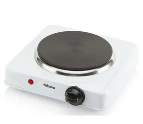 Tristar KP-6185 weiß / Einplatten-Elektroherd / 1000 W
