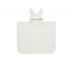 Jollein Badetuchponcho Elfenbein / 60 x 65 cm / von 12 Monaten bis 4 Jahren