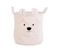 Childhome Spielzeugkorb Teddy Off White 40x40x40 cm