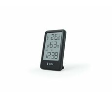 Airbi FRAME - schwarz / Raumthermometer und Hygrometer 